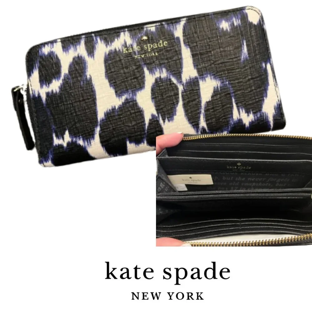 GUC RARE Kate Spade Emma Lane Animal Print Maya Tote SET in 